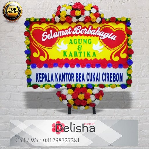 Bunga Papan Happy Wedding 13